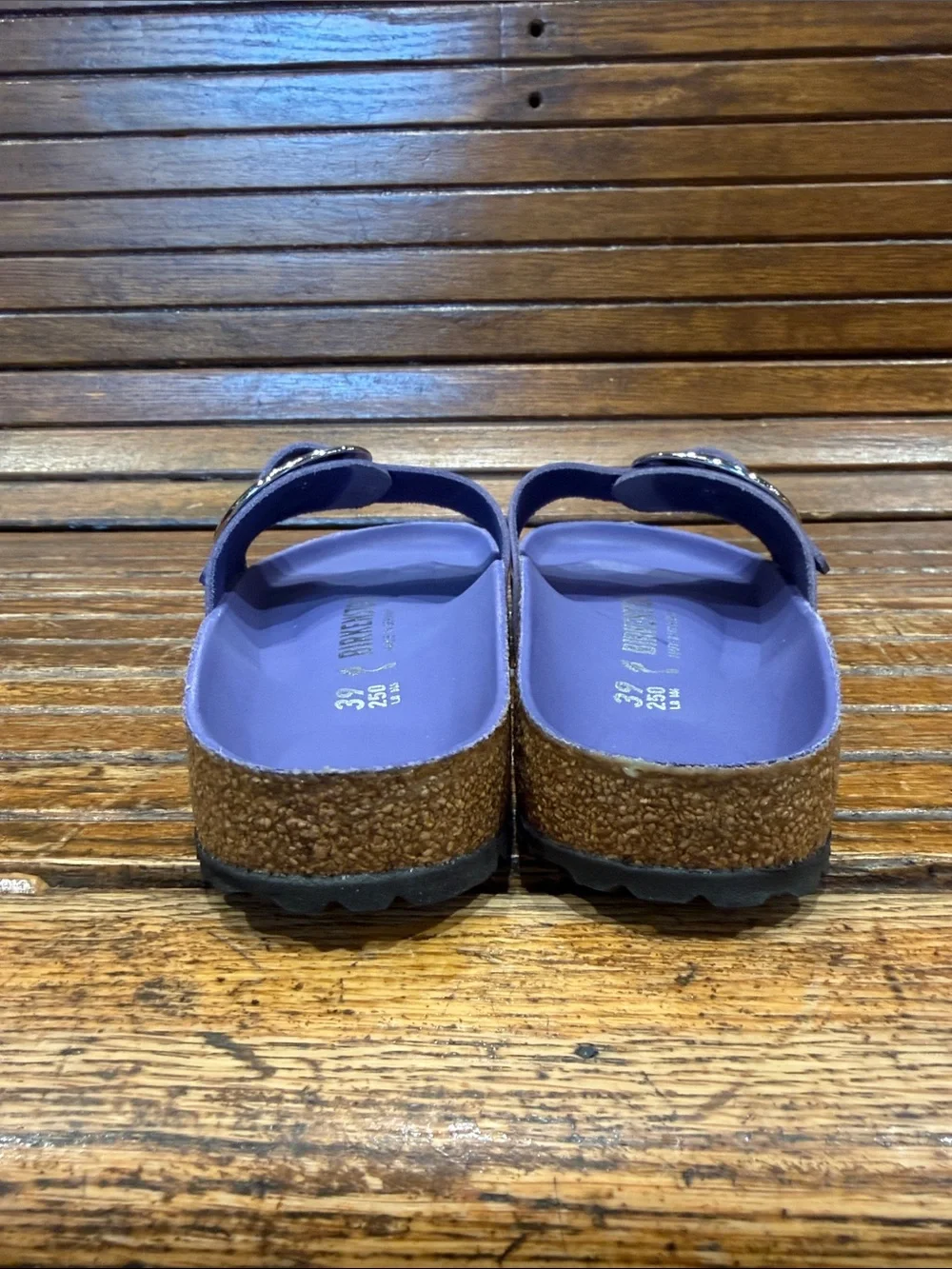 Birkenstock Madrid Big Buckle Slide - Purple